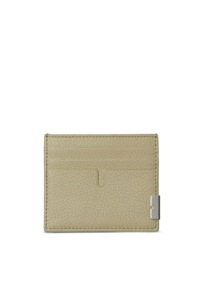 Burberry Tall B Cut Leather Card Case