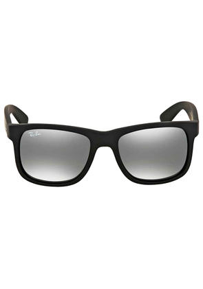 Ray Ban Justin Color Mix Grey Mirror Rectangular Mens Sunglasses RB4165 622/6G 51