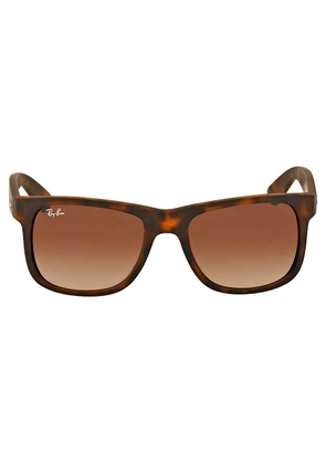 Ray Ban Justin Classic Brown Gradient Square Mens Sunglasses RB4165 710/13 51
