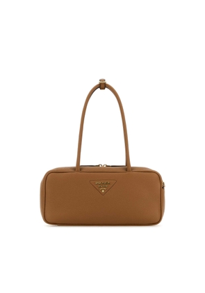 Prada Caramel Leather Shoulder Bag