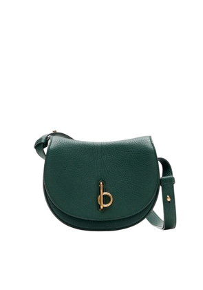 Burberry Rocking Horse Foldover-Top Leather Crossbody Bag
