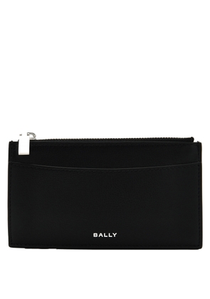 Bally Banque Zip Leather Card Holder