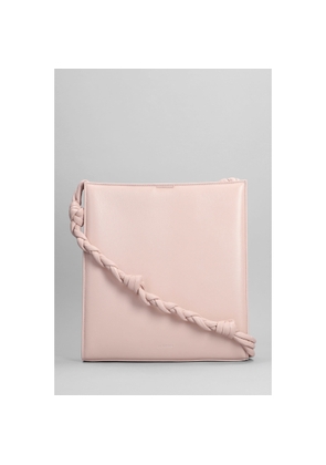 Jil Sander Pink Leather Tangle Shoulder Bag
