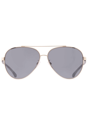 Emporio Armani Mirror Black Pilot Mens Sunglasses EA2046D 30136G 62