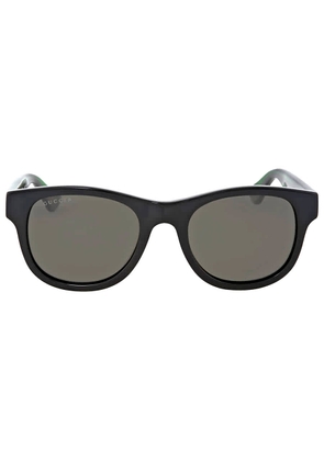 Gucci Polarized Grey Square Mens Sunglasses GG0003S 006 52