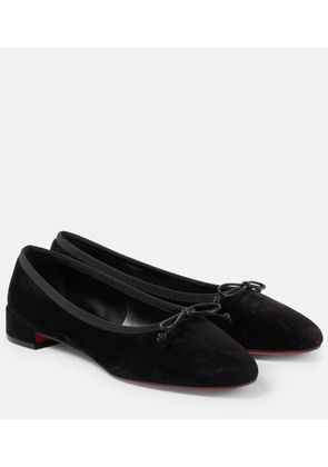 Christian Louboutin Sweetie Jane suede ballet flats