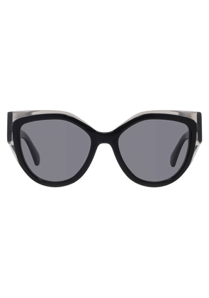 Ferragamo Grey Butterfly Ladies Sunglasses SF2004S 024 53