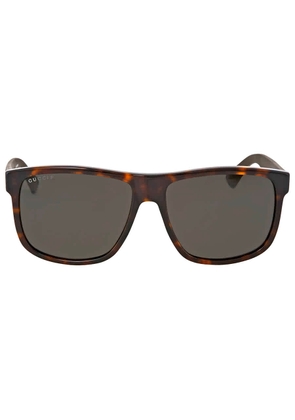 Gucci Polarized Grey Square Mens Sunglasses GG0010S 003 58
