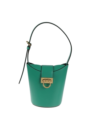 Ferragamo Flap Lock Shoulder Bag