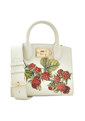 Ferragamo Floral Print Studio Top Handle Box Bag