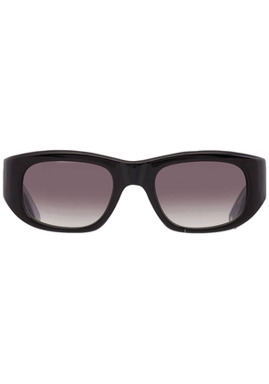 Garrett Leight LAGUNA SUN Waning Moon Gradient Rectangular Sunglasses 2140 BK/WMNG 50