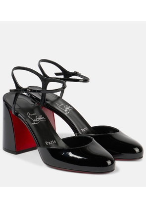 Christian Louboutin Jane 85 leather Mary Jane pumps