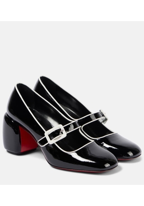 Christian Louboutin Minny Babe 70 patent leather Mary Jane pumps