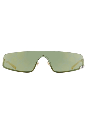 Gucci Green Logo Shield Unisex Sunglasses GG1561S 003 99