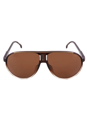 Carrera Brown Pilot Unisex Sunglasses CHAMPION65/N 00MY/70 62