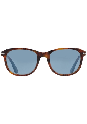 Persol Light Blue Rectangular Unisex Sunglasses PO1935S 108/56 53