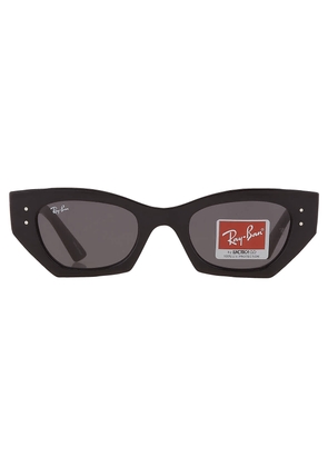 Ray Ban Zena Bio Based Dark Grey Irregular Unisex Sunglasses RB4430 667787 49