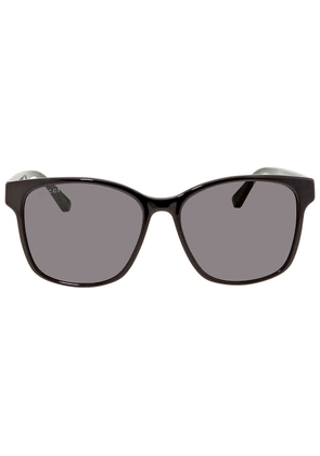 Gucci Grey Rectangular Unisex Sunglasses GG0417SK 001 56