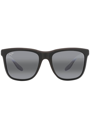 Maui Jim Pehu Neutral Grey Square Unisex Sunglasses 602-02 55