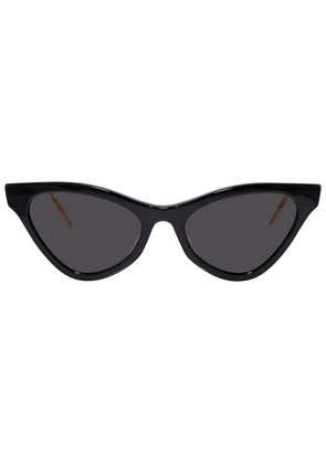 Gucci Grey Cat-Eye Ladies Sunglasses GG0597S-001 55