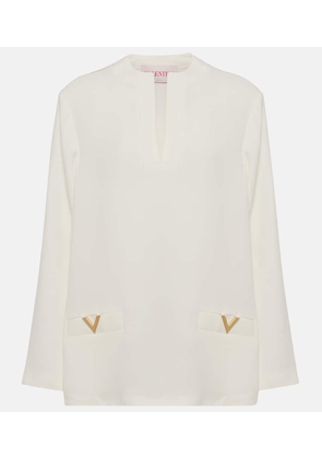 Valentino VGold silk top
