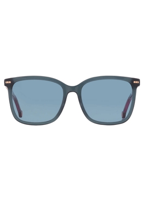 Carolina Herrera Teal Square Ladies Sunglasses CH 0045/S 04LZ/KU 57
