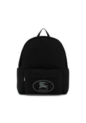 Burberry Black Canvas Backpack