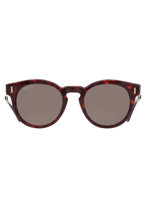 Calvin Klein Brown Oval Unisex Sunglasses CK21527S 220 50
