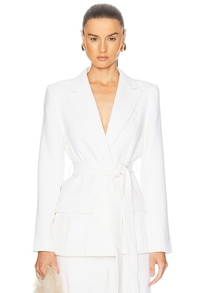 Alexis Bartan Jacket in Pearl - Ivory. Size L (also in ).