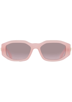 Versace Pink Gradient Grey Flash Geometric Unisex Sunglasses VE4361 539258 53