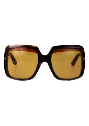 Tom Ford Brown Square Ladies Sunglasses FT1194 52E 55