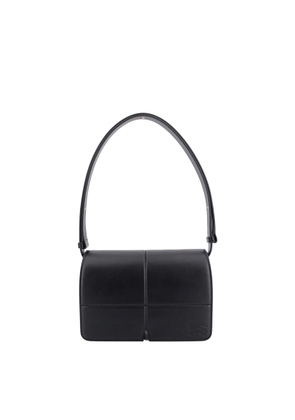 Burberry Black Leather Snip Shoulder Bag