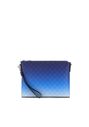 Gucci Printed Canvas Clutch