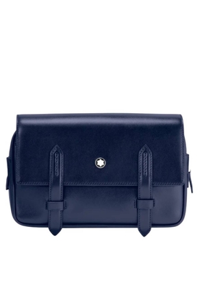 Montblanc Meisterstuck Leather Messenger Bag - Ink Blue