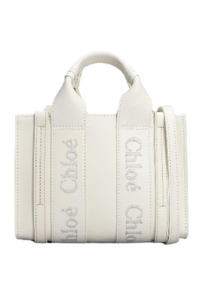 Chloe Mini Woody Leather Tote Bag