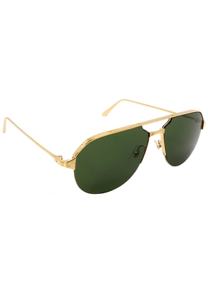 Cartier Green Pilot Mens Sunglasses CT0229S 002 60