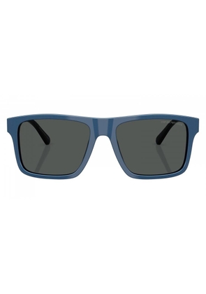 Emporio Armani Smoke Square Mens Sunglasses EA4232 617587 57
