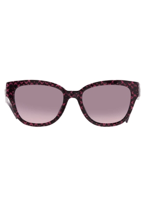 Coach Grey Rose Gradient Butterfly Ladies Sunglasses HC8379U 578346 54