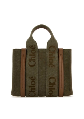 Chloe Canvas Small Woody Shopping Bag