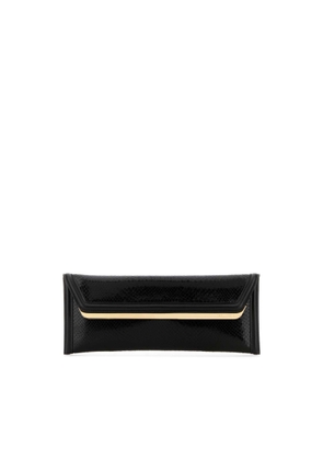 Dsquared2 Black Leather Evening Clutch