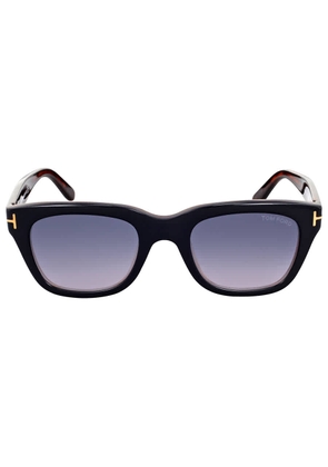 Tom Ford Snowdon Smoke Gradient Square Mens Sunglasses FT0237 05B 50