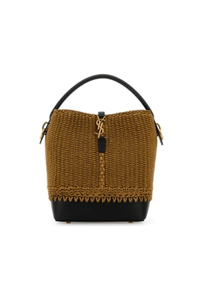Saint Laurent Raffia Le 37 Bucket Bag