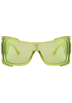 Versace Green Mirror Irregular Ladies Sunglasses VE4451 54208N 127