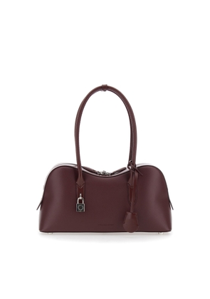 Stella Mccartney Burgundy Synthetic Leather Ryder Medium Shoulder Bag