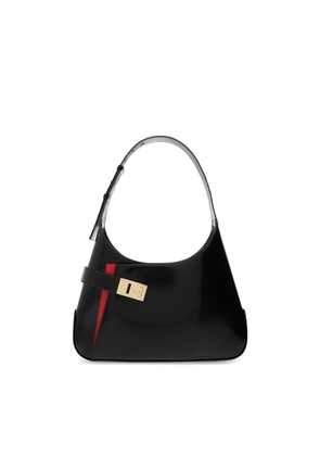 Ferragamo Gancini-Buckled Asymmetric Leather Shoulder Bag