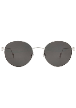 Cartier C de Cartier Grey Flash Round Unisex Sunglasses CT0249S 001 53