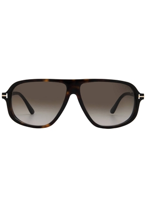 Tom Ford Guillaume Roviex Gradient Navigator Mens Sunglasses FT1208 52K 61