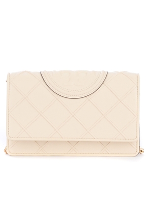 Tory Burch New Cream Fleming Soft Chain Wallet