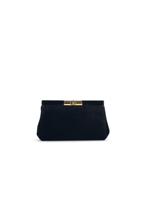 Dolce & Gabbana Black Velvet Shoulder Strap