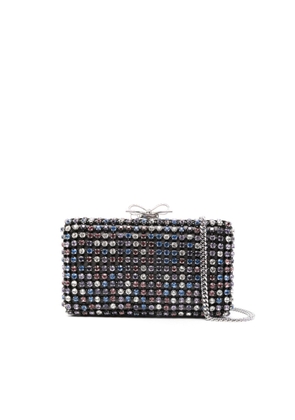 Self-Portrait Crystal Embellished Clutch